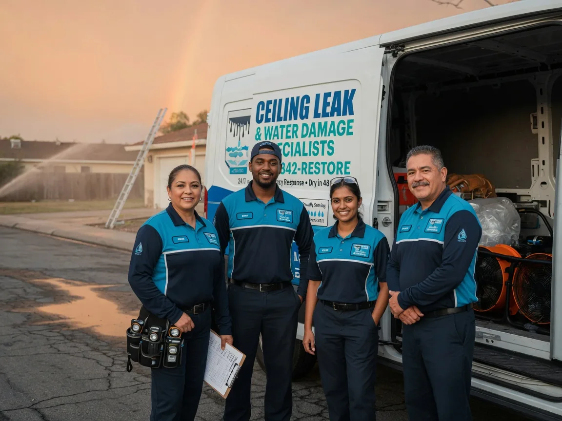 Ceiling Leak Cleanup company in Cook, MN